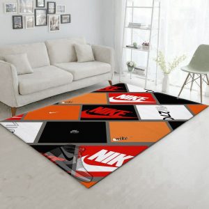 Nike Sneaker Box Area Rugs Living Room Rug Christmas Gift US Decor