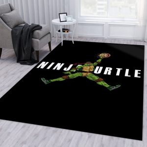 Ninja Turtle Jumpman Jordan Area Rug Bedroom Rug Floor Decor Home Decor