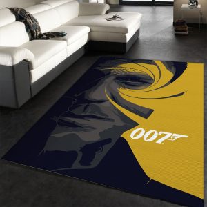 No Time To Die Movie Area Rug For Christmas Bedroom Rug Home US Decor