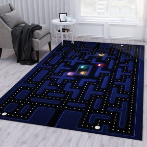 Pacman Ver1 Area Rug For Christmas Bedroom Rug Floor Decor Home Decor