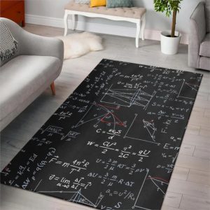 Physic Formula Area Rug Rugs For Living Room Rug Home Decor