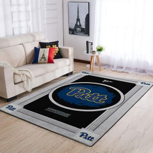Pitt Panthers Ncaa Team Logo Nice Gift Home Decor Rectangle Area Rug