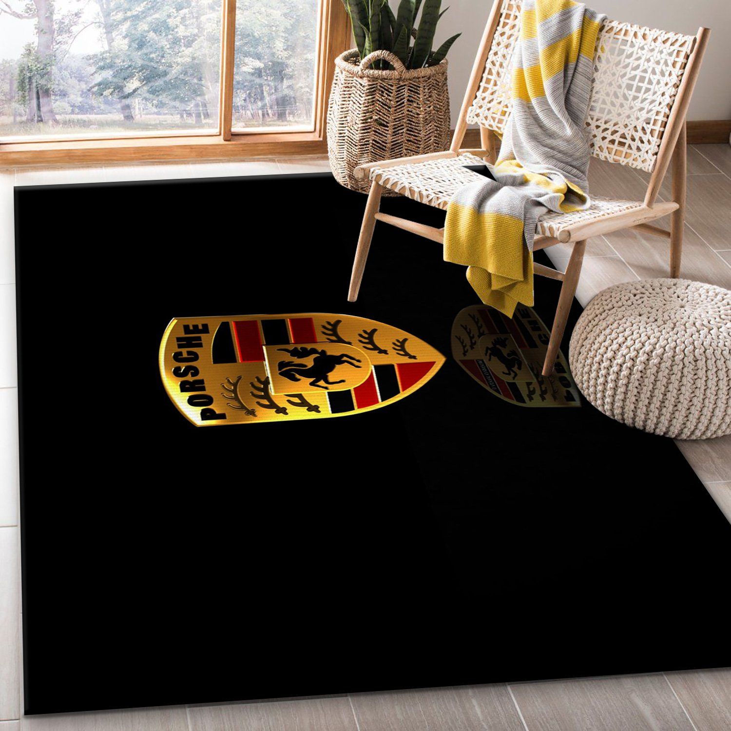 Porsche-Logo-Area-Rug-Living-Room-Rug-Floor-Decor-Home-Decor.jpg