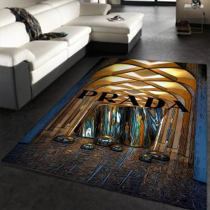 Prada Fashion Area Rug Fashion Brand Rug Christmas Gift US Decor
