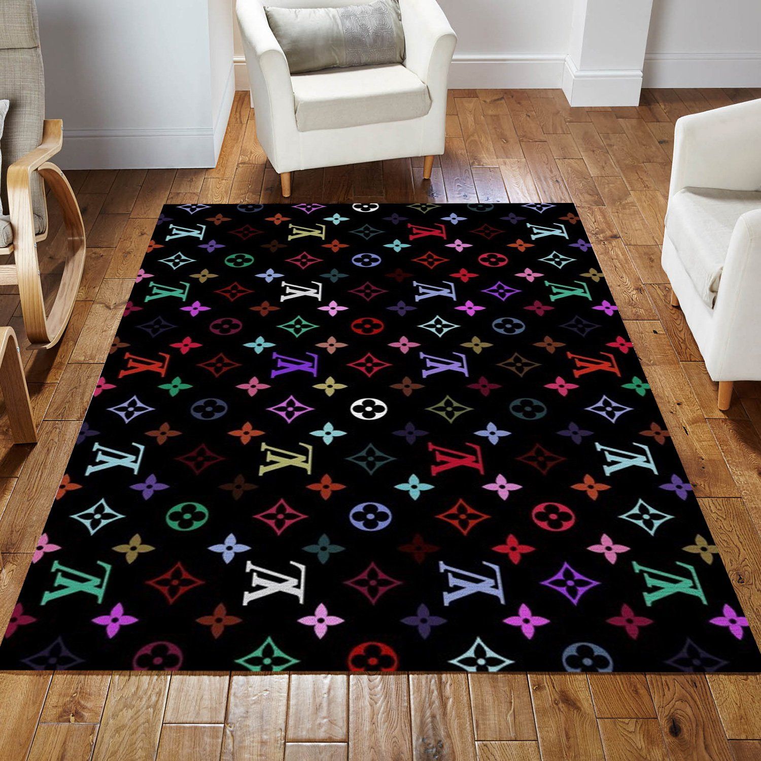 Louis vuitton gold logo type 1786. Upgrade Your Living Room with Luxury Home  Decor: Area Carpets, Floor Decor, Door Mats, and Hot Gift Items with style  a High-E… in 2023