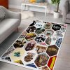 The Beatles V6 Living Rooms Area Rug,  Living room and bedroom Rug,  Christmas Gift US Decor