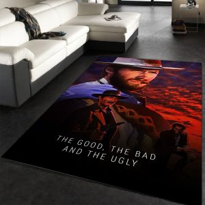 The Good Bad Ugly Movie Rug Art Painting Movie Rugs Home US Decor