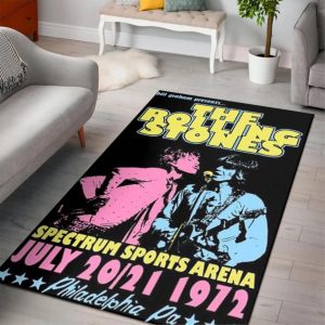 The Rolling Stones Area Rug Rugs For Living Room Rug Home Decor