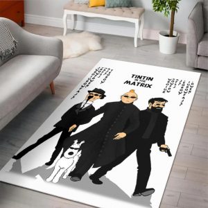 Tintin Matrix Area Rug Rugs For Living Room Rug Home Decor