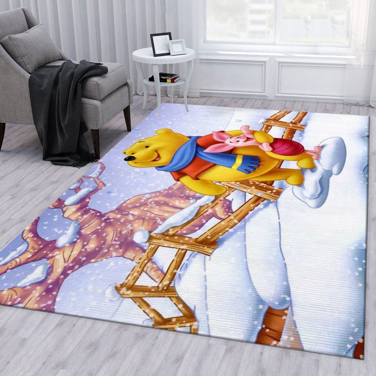 Winnie The Pooh Ver1 Disney Area Rug Living Room Rug Christmas Gift US Decor