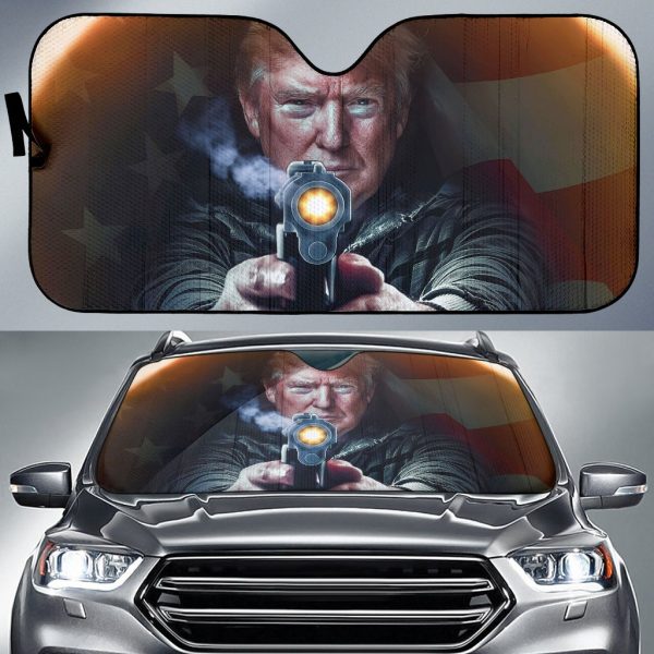 2020 Presidential Campaign Donald Trumps Car Auto Sun Shade