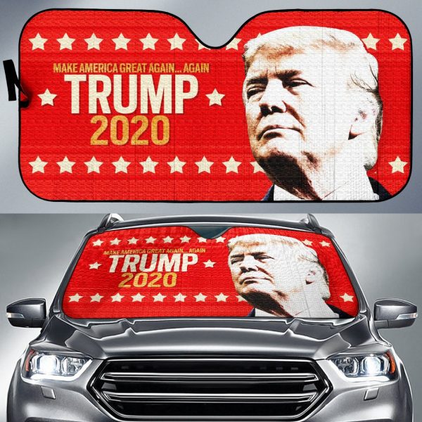 2020 Presidential Campaign Trump 2020 Car Auto Sun Shade