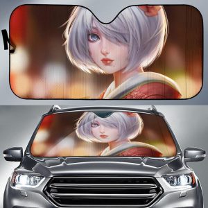 2B Nier Automata Japanese Costume Car Auto Sun Shade