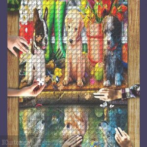 A Dogs Life Puppy Dreams Jigsaw Puzzle Set