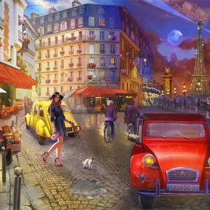 A Stroll In Paris Jigsaw Puzzle Set
