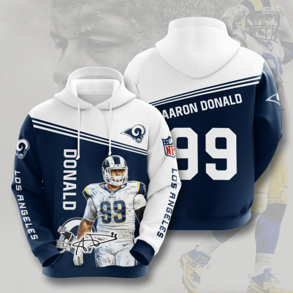 Aaron Donald Los Angeles Rams 3D Printed Hoodie/Zipper Hoodie