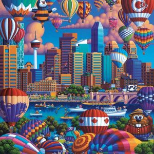 Above Calgary Jigsaw Puzzle Set