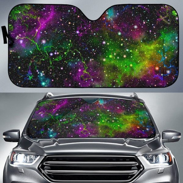 Abstract Dark Galaxy Car Auto Sun Shade