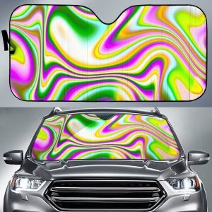 Abstract HoloLiquid Car Auto Sun Shade