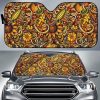 Abstract Sunflower Car Auto Sun Shade