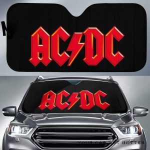 Ac Dc Rock Band Car Auto Sun Shade