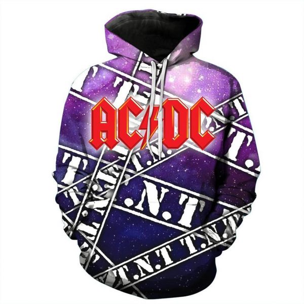 Acdc Rock Band 3D Printed Hoodie/Zipper Hoodie