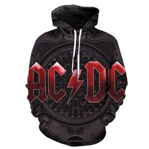 Acdc Rock Band 3D Printed Hoodie/Zipper Hoodie