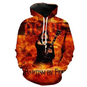 Acdc Rock Band 3D Printed Hoodie/Zipper Hoodie