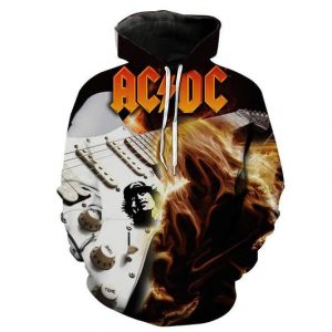 Acdc Rock Band 3D Printed Hoodie/Zipper Hoodie