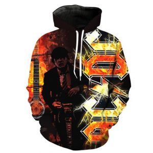 Acdc Rock Band 3D Printed Hoodie/Zipper Hoodie