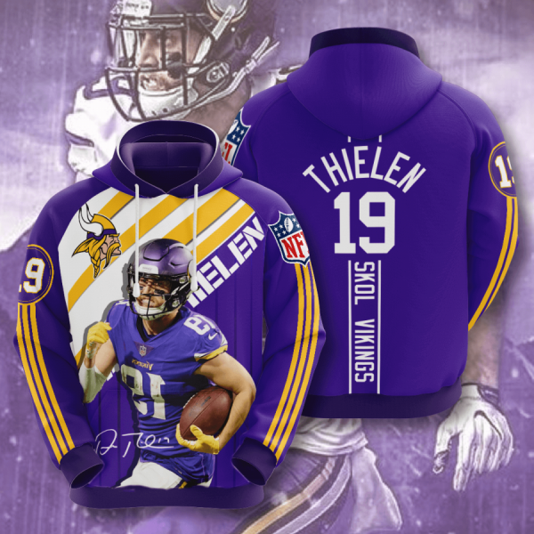 Adam Thielen Minnesota Vikings 19 3D Printed Hoodie/Zipper Hoodie