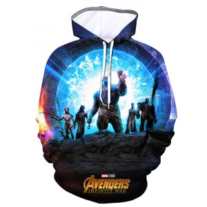 Advanced Tech Costumes Avengers End Game Thanos 3D Printed Hoodie/Zipper Hoodie