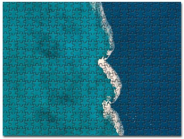 Aerial Blue Ocean Jigsaw Puzzle Set