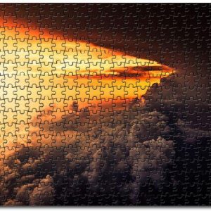 Aerial Cloud Horizon Sunset Jigsaw Puzzle Set