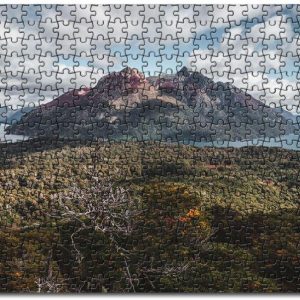 Aerial Forest To The Lake And The Mountains Jigsaw Puzzle Set