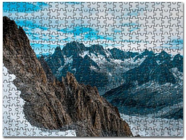 Aerial Mountains Jigsaw Puzzle Set