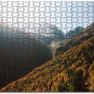 Aerial Short Wide Landscape Jigsaw Puzzle Set