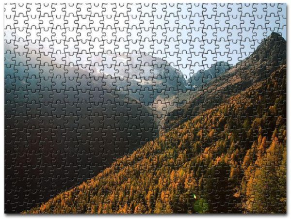 Aerial Short Wide Landscape Jigsaw Puzzle Set