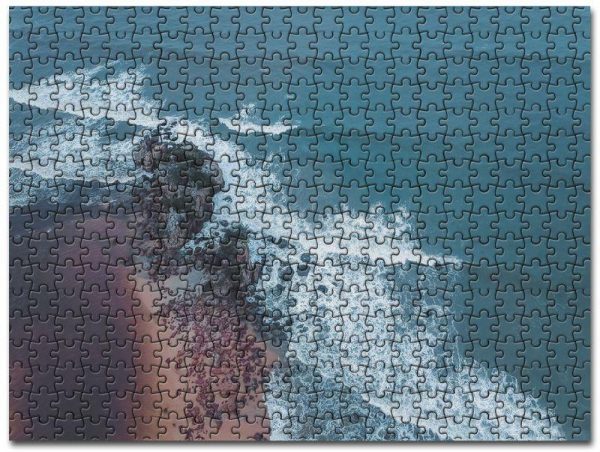 Aerial Shot Of Beach Seashore Jigsaw Puzzle Set
