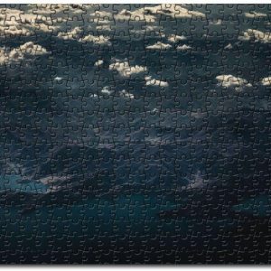 Aerial Sky Cloud Mountain Peak Landscape Jigsaw Puzzle Set