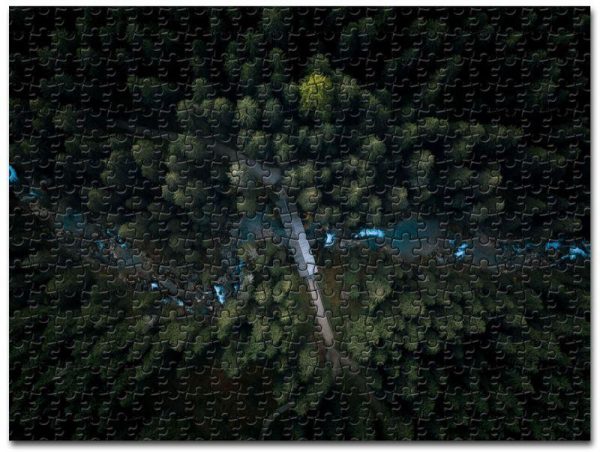Aerial View Forest Jigsaw Puzzle Set