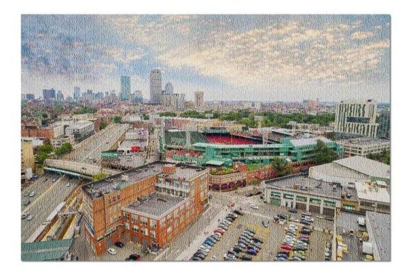 Aerial View Of Fenway Park Jigsaw Puzzle Set
