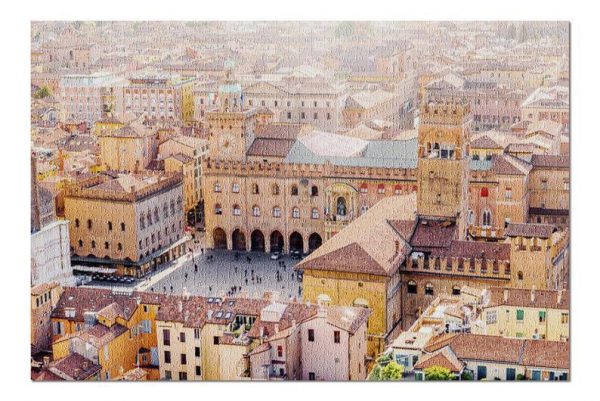 Aerial View Of Maggiore Square Jigsaw Puzzle Set
