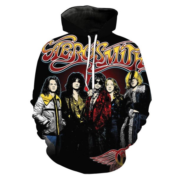 Aerosmith 3D Printed Hoodie/Zipper Hoodie