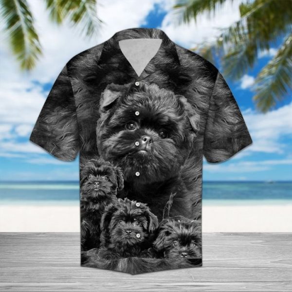 Affenpinscher Great Hawaiian Shirt Summer Button Up