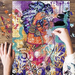 African American Girl Jigsaw Puzzle Set