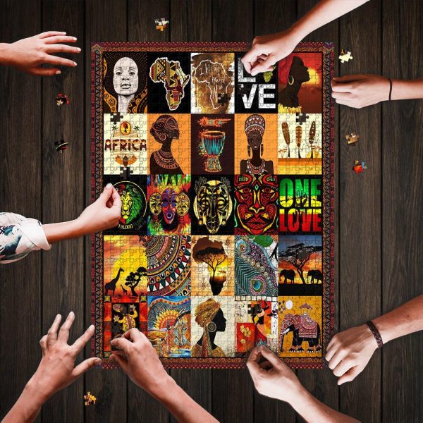 African Culture Jigsaw Puzzle Set