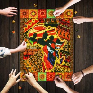 African Women Dancing African Culture Jigsaw Puzzle Set