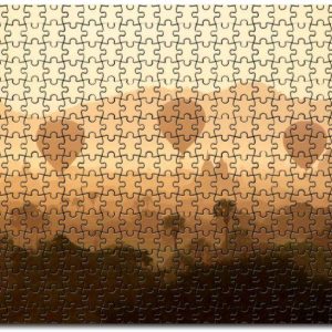 Air Balloons Desert Jigsaw Puzzle Set