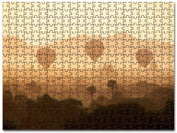 Air Balloons Desert Jigsaw Puzzle Set
